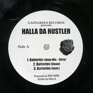 HALLA DA HUSTLER/BATTERIES DO IT SLOW/GAINGREEN GGR01 12