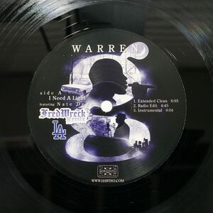 WARREN G/I NEED A LIGHT/NOT ON LABEL NONE 12
