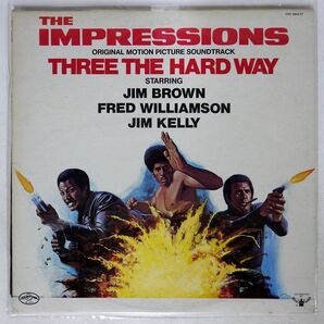 米 OST(IMPRESSIONS)/THREE THE HARD WAY/CURTOM CRS8602ST LPの画像1