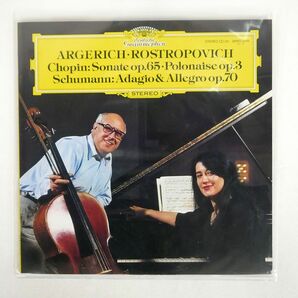 ARGERICH,ROSTROPOVICH/CHOPIN CELLO SONATA/DG 28MG0026 LPの画像1