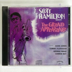 SCOTT HAMILTON QUARTET/GRAND APPEARANCE/PROGRESSIVE RECORDS PCD-7026 CD □