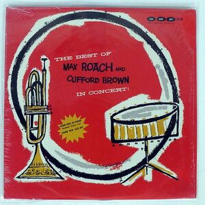 米 MAX ROACH AND CLIFFORD BROWN/BEST OF IN CONCERT!/GNP CRESCENDO GNP18 LP