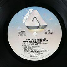 米 ARETHA FRANKLIN/LOVE ALL THE HURT AWAY/ARISTA AL9552 LP_画像2