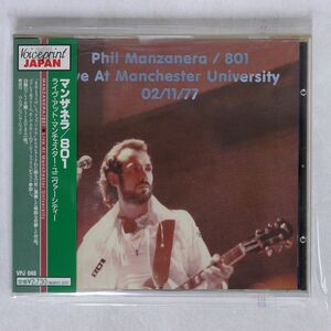 MANZANERA & 801/801 LIVE/RESURGENCE UK EXVP2CD CD □