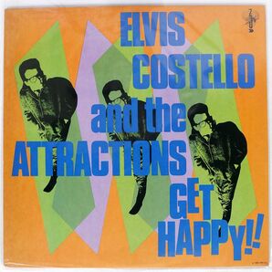 米 ELVIS COSTELLO & THE ATTRACTIONS/GET HAPPY/COLUMBIA PC36347 LPの画像1