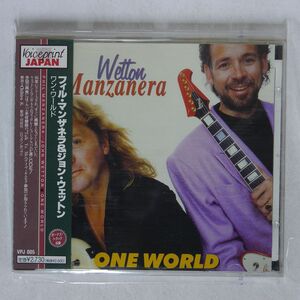 MANZANERA, PHIL/ONE WORLD/BLUEPRINT UK VPJ 005 CD □