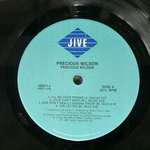 米 PRECIOUS WILSON/SAME/JIVE 10031J LP_画像2