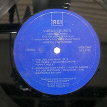 米 VICTOR YOUNG/RUN OF THE ARROW (ORIGINAL MUSIC FROM THE SOUND TRACK)/A.E.I. AEI3102 LP_画像2