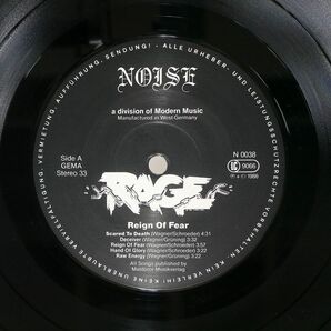 独 RAGE/REIGN OF FEAR/NOISE N0038 LPの画像2