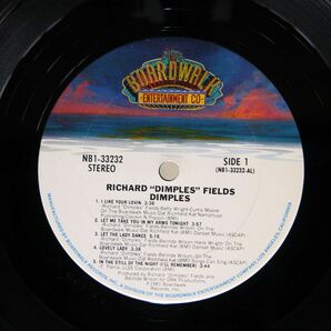 米 RICHARD ’DIMPLES’ FIELDS/DIMPLES/THE BOARDWALK ENTERTAINMENT CO NB133232 LPの画像2