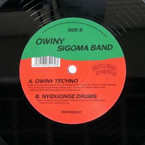 OWINY SIGOMA BAND/OWINY TECHNO/BROWNSWOOD RECORDINGS BWOOD097 12の画像2