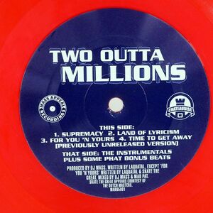 TWO OUTTA MILLIONS/FOR YOU ’N YOURS EP/MASS APPEAL RECORDINGS MAR95001 12
