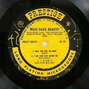 MILES DAVIS QUARTET/MUSINGS OF MILES/PRESTIGE PRLP7007 LPの画像3