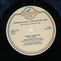 米 MEL TORME/TOGETHER AGAIN-FOR THE FIRST TIME/CENTURY CRDD1100 LP_画像2