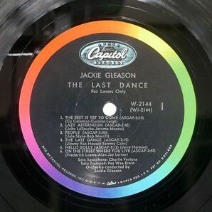 JACKIE GLEASON/LAST DANCE... FOR LOVERS ONLY/CAPITOL W2144 LPの画像2