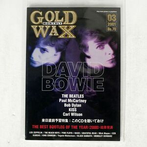 GOLD WAX/2001年 NO.70/バロック出版 NONE 本