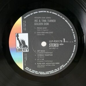 帯付き IKE & TINA TURNER/GOLDEN DISK/TOSHIBA LLP95017 LPの画像2