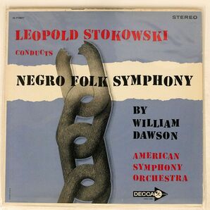 米 WILLIAM LEVI DAWSON/NEGRO FOLK SYMPHONY/DECCA DL710077 LPの画像1