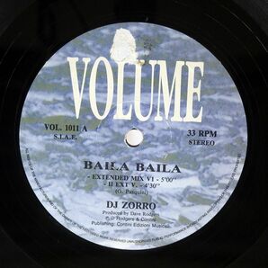 DJ ZORRO/BAILA BAILA!/VOLUME VOL1011 12の画像1