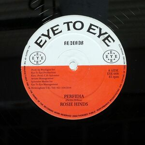 ROSIE HINDS/DON’T STAY AWAY/EYE TO EYE RECORDS (2) EYE 008 12