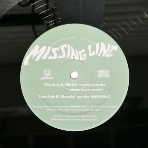 MISSING LINC/BITTER SWEAT SAMBA BURNIN’ UP THE WINNING/DANMA RECORDS DR005 12