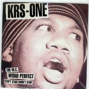 米 KRS ONE/CAN’T STOP, WON’T STOP THE MC WORD PERFECT/JIVE 01241424251 12