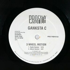 米 プロモ GANKSTA C/3 WHEEL MOTION/PROFILE PRO74280DJ 12の画像1