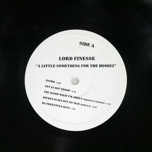 米 ブート LORD FINESSE/A LITTLE SOMETHING FOR THE HOMIEZ/NOT ON LABEL NONE LPの画像1