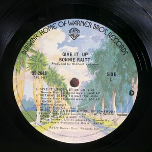 米 BONNIE RAITT/GIVE IT UP/WARNER BROS. BS2643 LPの画像2