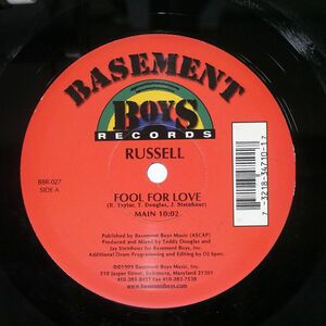 米 RUSSELL/FOOL FOR LOVE/BASEMENT BOYS BBR027 12