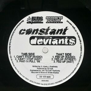 米 CONSTANT DEVIANTS/CAN’T STOP FED UP/BROOKLYN PIPELINE BDS802 12の画像2