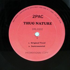 2PAC/THUG NATURE WANTED DEAD OR ALIVE/NEW YORK DJ SERVICE DRL2202 12