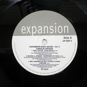 英 VA(GARY TAYLOR)/EXPANSION SOUL SAUCE VOLUME TWO/EXPANSION LPEXP3 LPの画像2