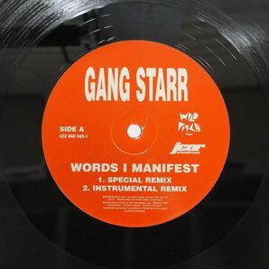 米 GANG STARR/WORDS I MANIFEST/JCOR ENTERTAINMENT 4228609451 12の画像2