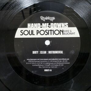 米 SOUL POSITION/HAND ME DOWNS/RHYMESAYERS ENTERTAINMENT RS00731 12の画像2