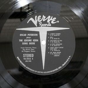 米 OSCAR PETERSON/PLAYS THE JEROME KERN SONGBOOK/VERVE V62056 LPの画像2