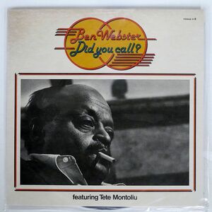 米 BEN WEBSTER/DID YOU CALL?/NESSA N8 LP