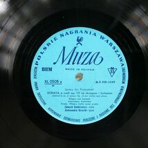 IGNACY JAN PADEREWSKI/SONATA IN A MINOR OP. 13 SONATA NO. 4/POLSKIE NAGRANIA MUZA XL0505 LP_画像2