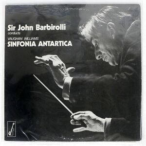 英 BARBIROLLI/RALPH VAUGHAN WILLIAMS SINFONIA ANTARTICA/THE BARBIROLLI SOCIETY SJB100 LP