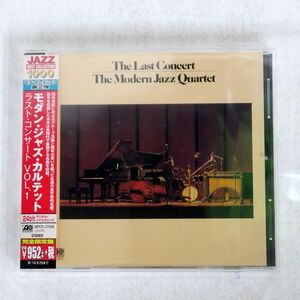 MODERN JAZZ QUARTET/LAST CONCERT VOL.1/ATLANTIC WPCR27936 CD □