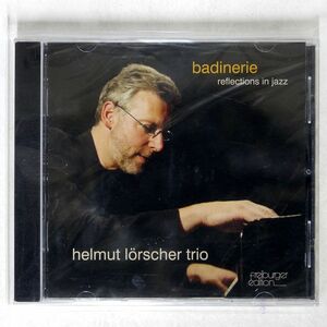 未開封 HELMUT LORSCHER TRIO/BADINERIE: REFLECTIONS IN JAZZ/H H M & M 3061 CD □