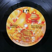 米 COUNTRY GAZETTE/DON’T GIVE UP YOUR DAY JOB/UNITED ARTISTS UALA090F LP_画像2