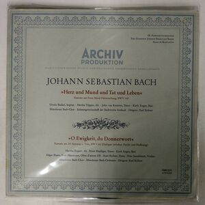 独 KARL RICHTER/HERZ UND MUND UND TAT UND LEBEN/ARCHIV PRODUKTION SAPM198331 LP