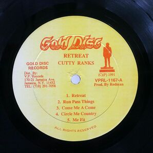 米 CUTTY RANKS/RETREAT/GOLD DISC VPRL1167 LPの画像2