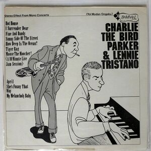 ブート CHARLIE PARKER /& LENNIE TRISTANO/BOMBASI 11235 LP