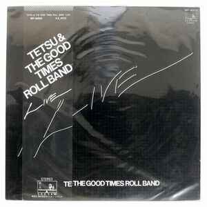 帯付き TETSU & THE GOOD TIMES ROLL BAND/LIVE/SEE・SAW WF9005 LP