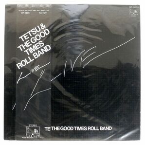 帯付き TETSU & THE GOOD TIMES ROLL BAND/LIVE/SEE・SAW WF9005 LPの画像1