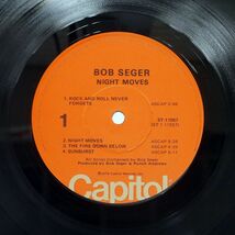 米 BOB SEGER AND SILVER BULLET BAND/NIGHT MOVES/CAPITOL ST11557 LP_画像2