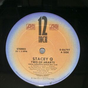 米 STACEY Q/TWO OF HEARTS (EUROPEAN MIX)/ATLANTIC 086797 12の画像2