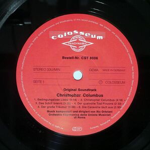 独 OST (RIZ ORTOLANI)/CHRISTOPHER COLUMBUS/COLOSSEUM CST8006 LPの画像2